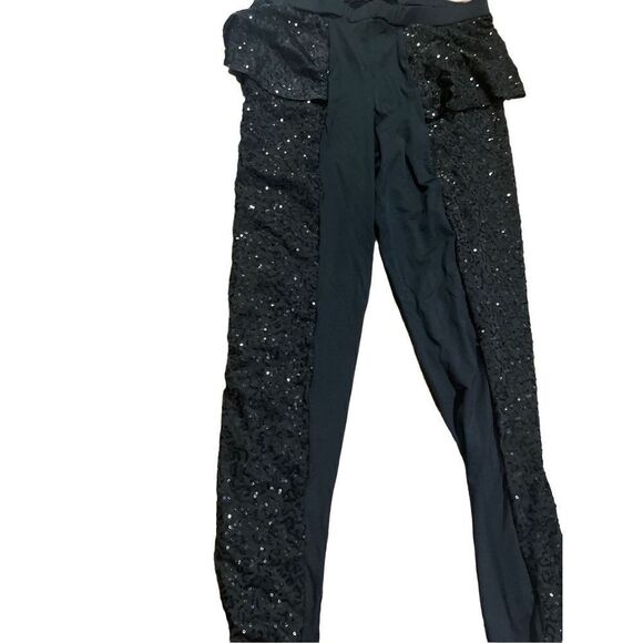Weissman adult women’s dance performance theater sequin pants size med - Picture 10 of 12